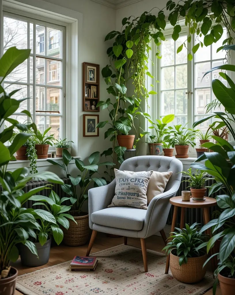 Design a Plant-Focused Reading Nook