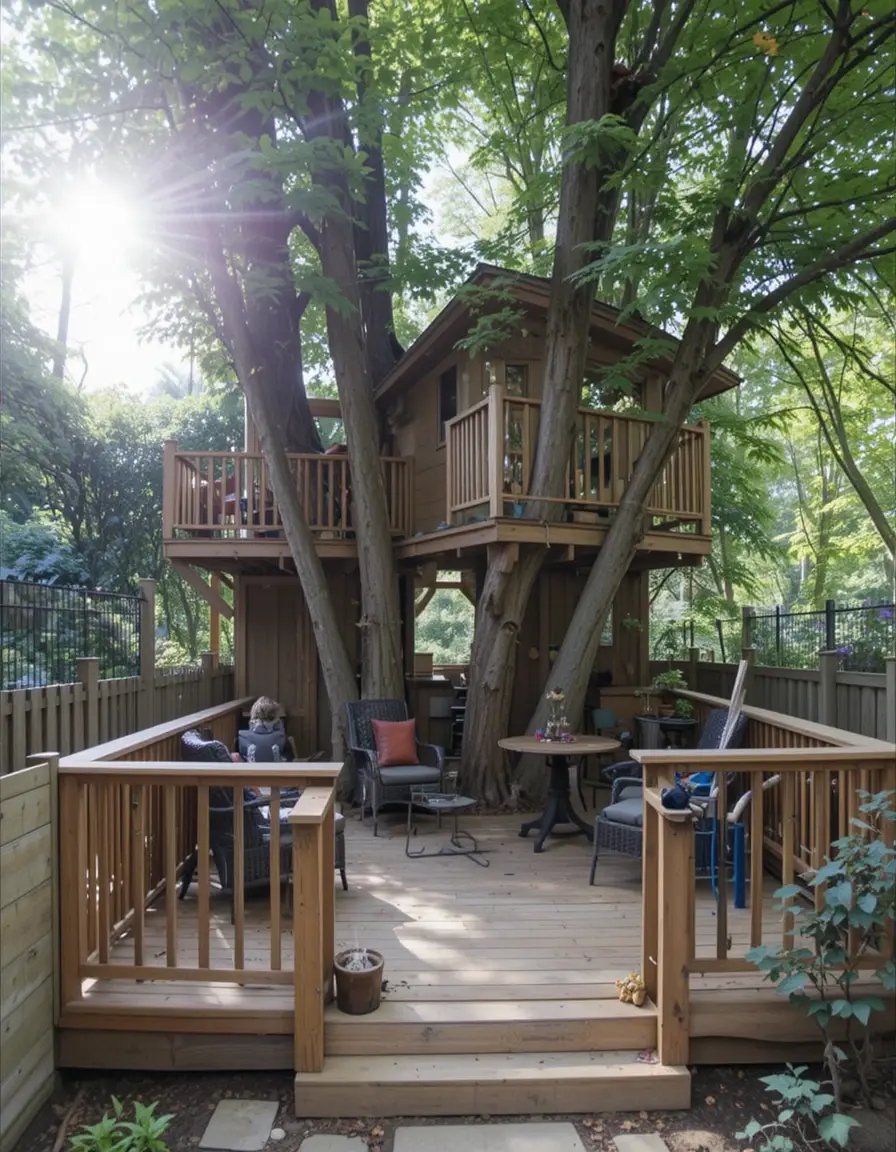  Tree House Platform Deck