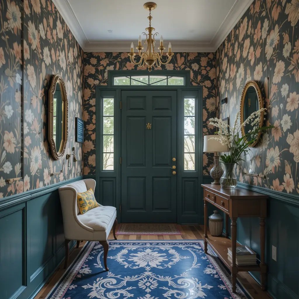 Try a Bold Wall Color or Wallpaper