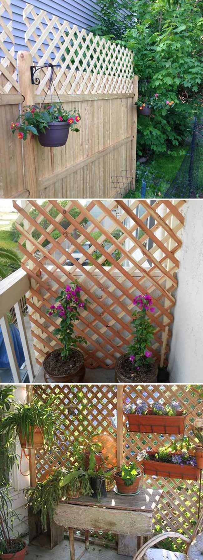 Create a Trellis or Lattice Screen for a Stylish Barrier