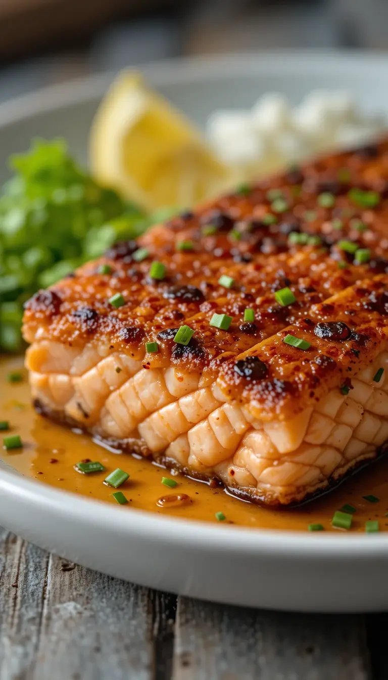 Crispy salmon