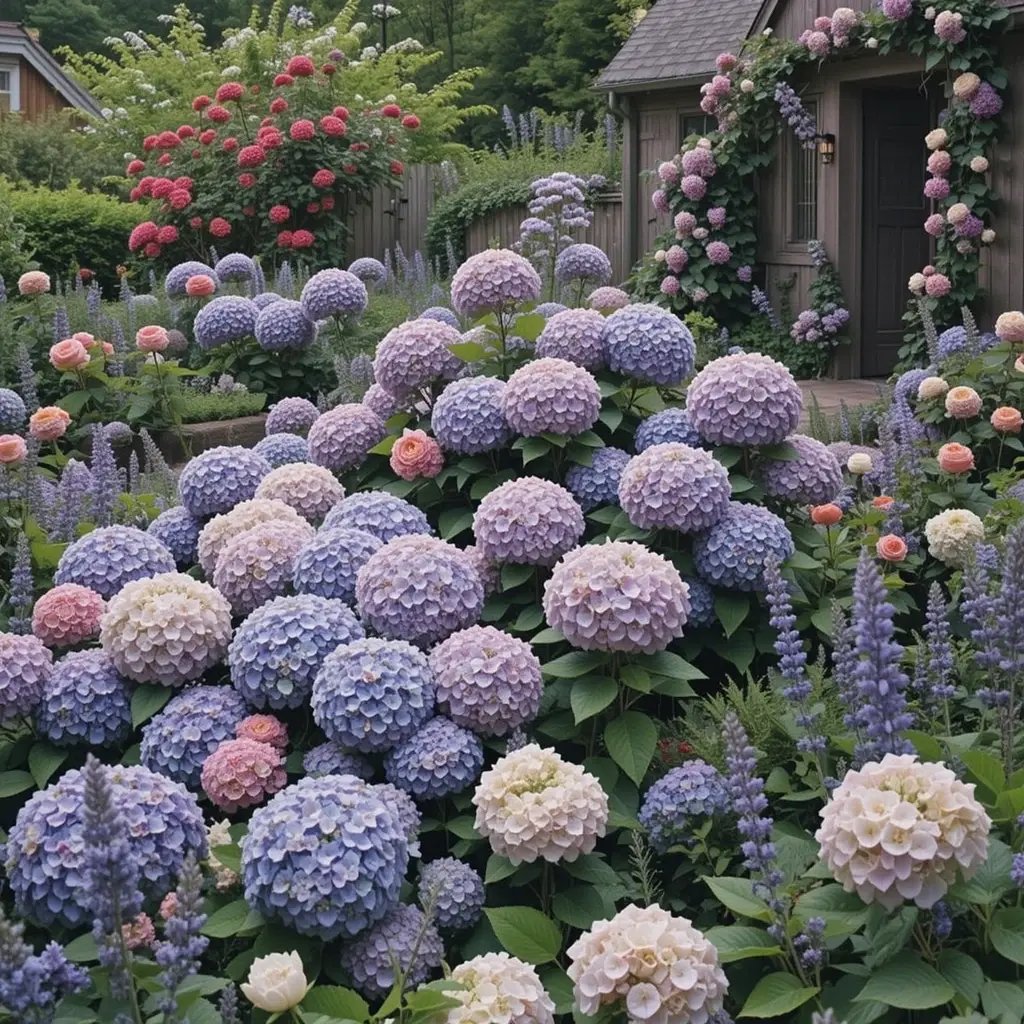 Cottage Garden Hydrangea Mix