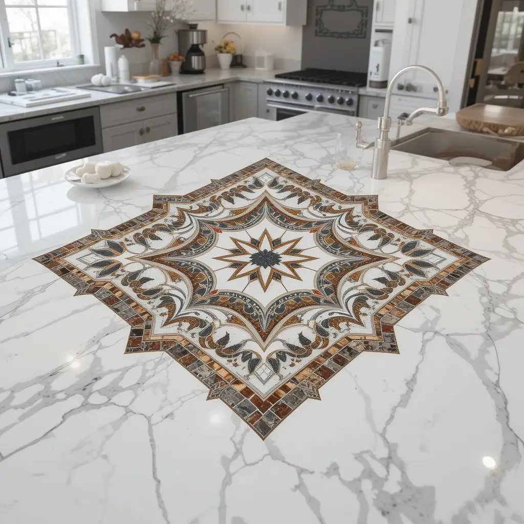 Custom Stone Inlay Design
