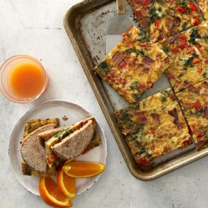Sheet-Pan Egg Sandwiches for a Crowd