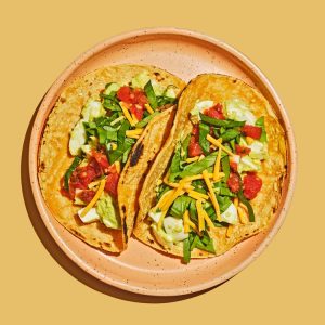  Spinach & Egg Tacos