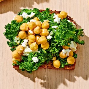 Chickpea & Kale Toast