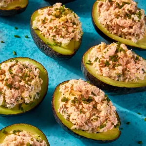  Salmon-Stuffed Avocados