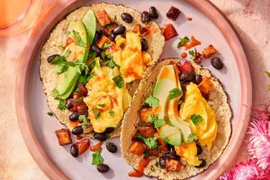 Sweet Potato and Black Bean Breakfast Tacos