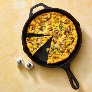 Spinach and Artichoke Frittata