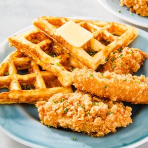 Keto Chicken & Waffles