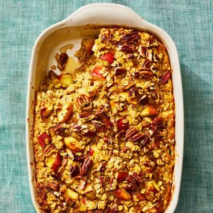 Get the Double Apple Baked Oatmeal recipe.