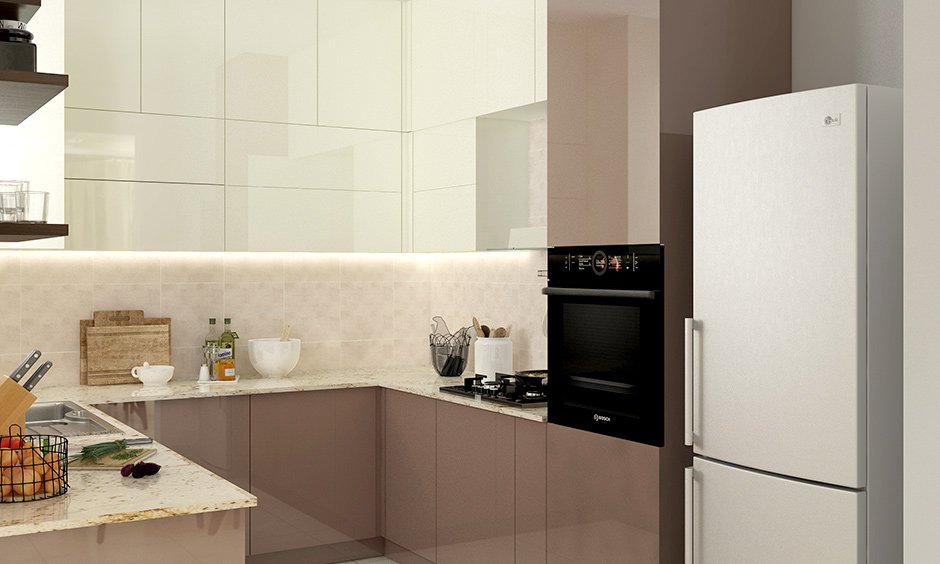 U Shaped Smart Kitchen Design