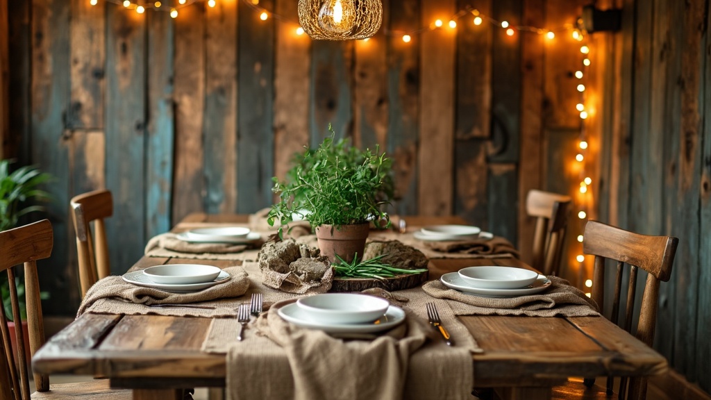 Rustic Charm Dining Room