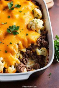 . Keto Ground Beef Casserole