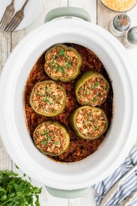  SLOW COOKER STUFFED PEPPERS