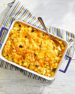 Baked Mac and Cheese with Poblanos