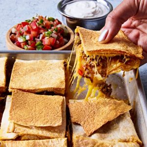 . Sheet-Pan Quesadillas
