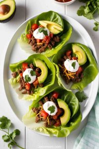  Low Carb Ground Beef Lettuce Wraps