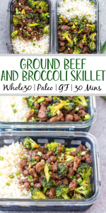  Ground Beef & Broccoli Skillet