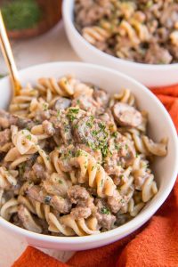 Ground Beef Stroganoff