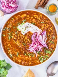  Moroccan lentil soup