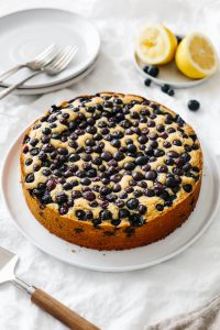. Paleo Lemon Blueberry Cake