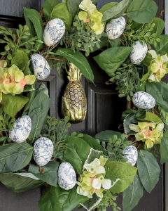 Chinoiserie Egg Wreath