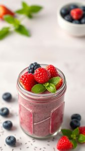 Berry Chia Seed Pudding