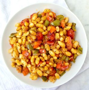 Roasted White Beans with Vegetables Greek Style