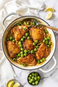 BRAISED CHICKEN WITH LEMON AND FENNEL
