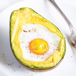 Baked Eggs in Avocado