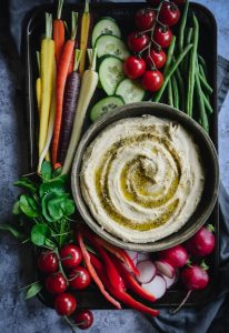 GUT FRIENDLY LEMON GARLIC HUMMUS