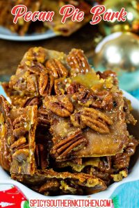 Pecan pie bark