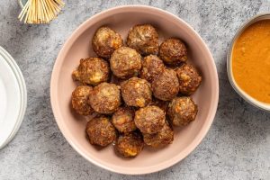 Keto Air-Fryer Meatballs