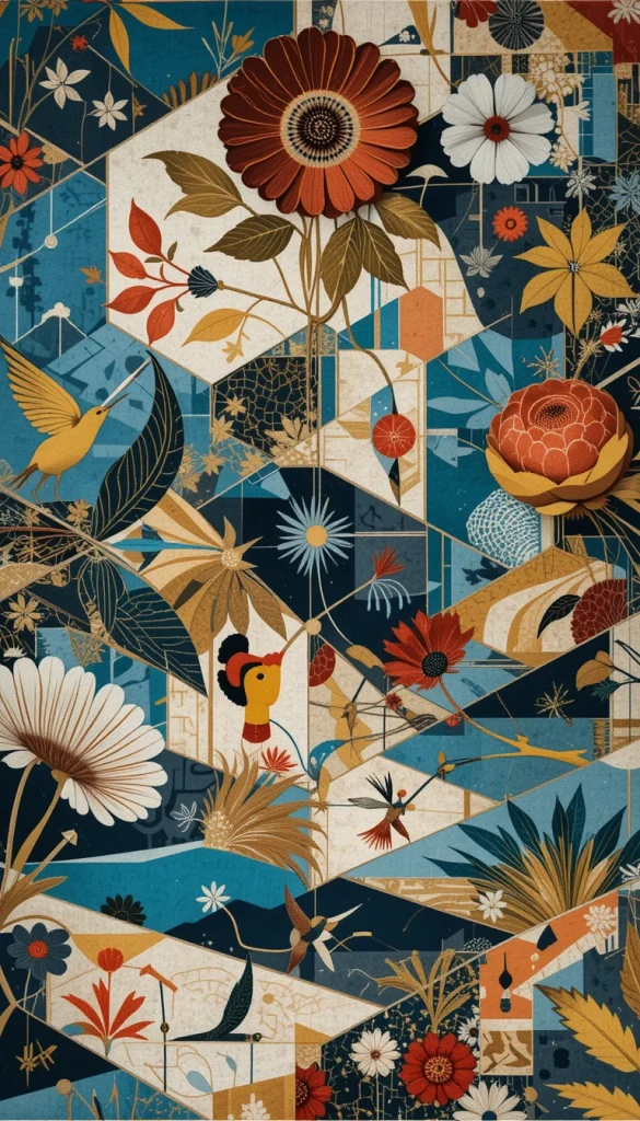 Midcentury modern design often features bold geometric prints in rugs, wallpaper, and textiles. Opt for eye-catching patterns in a vintage-inspired color scheme to make a statement.