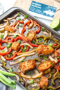 Sheet Pan Fish Fajitas