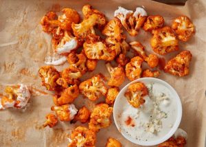 • Air Fryer Buffalo Cauliflower