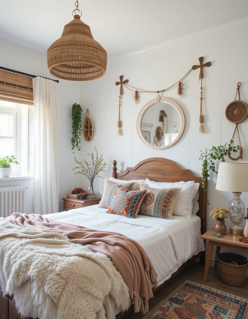 The best part of boho decor is that it doesn’t follow a strict formula. It’s about creating a space that feels authentic, comfortable, and full of personality. Mix and match elements, incorporate unexpected pieces, and embrace imperfection. A truly bohemian bedroom is a reflection of your unique style, so don’t be afraid to make it your own!