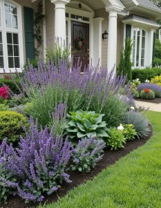 Marriage the aesthetics and function by growing vegetables and herbs in your front lawn. Rosemary, lavender, and kale are as lovely as ornamental flowers. It is perfect for the home cook who needs easy access to fresh herbs and vegetables.