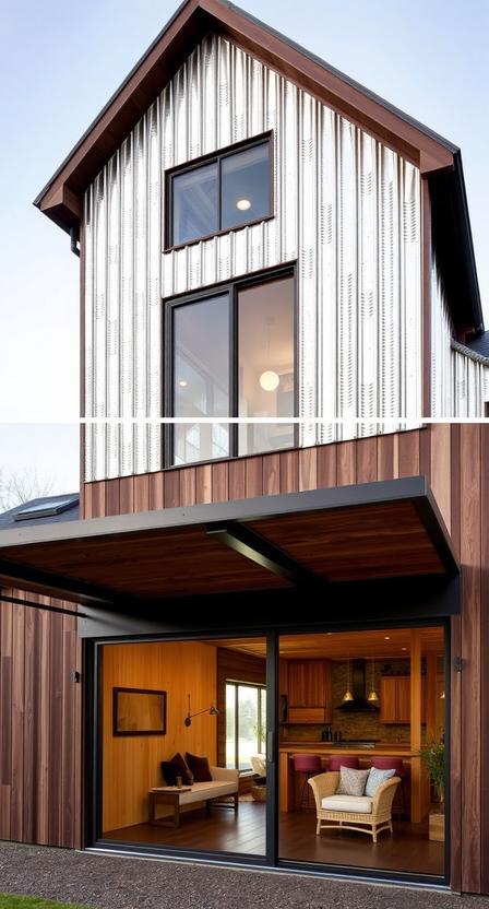 Barn-Inspired Design with Industrial Flair