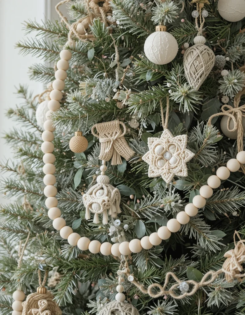 Rustic Wooden Bead Garlands