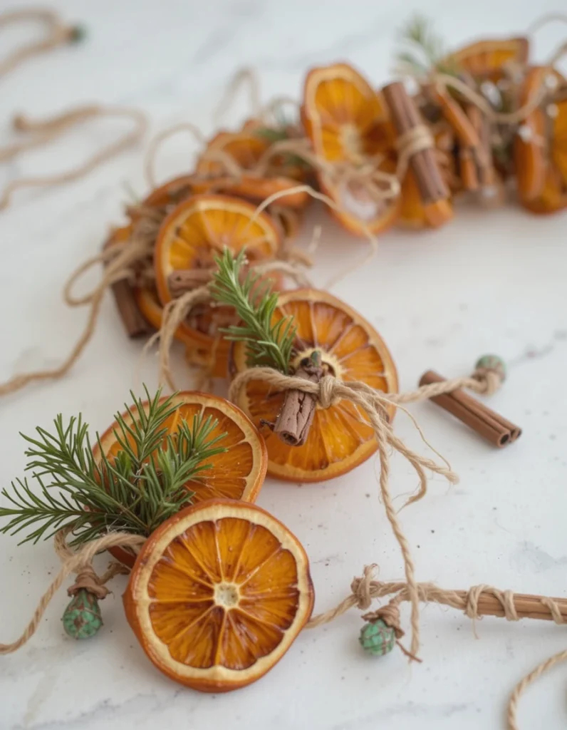 Dried Orange Slice Garland