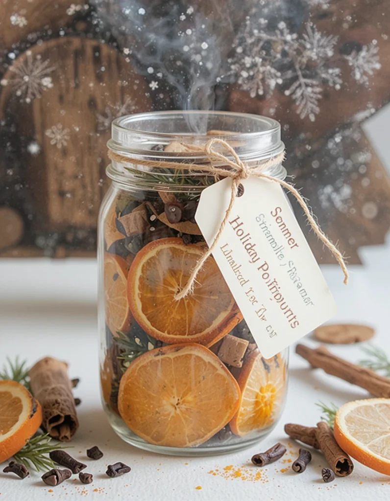 Holiday Potpourri Jars