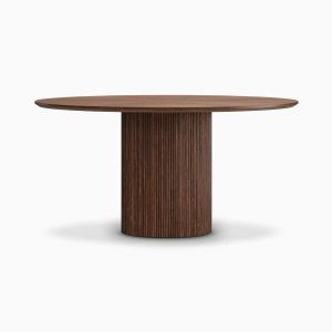 Pillar 59" Round Dining Table (Walnut)