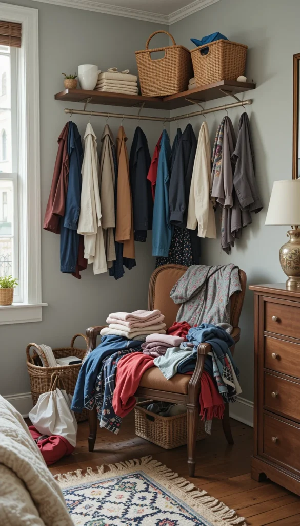 Traditional organization fails when it ignores how you live. If you drop clothes on a chair every day, that chair is telling you something. Place storage where clutter naturally appears. Hooks, baskets, or bins should support your habits, not fight them. This reduces mess without extra effort.