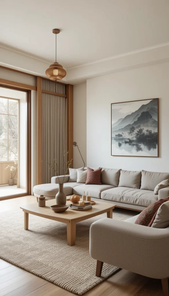 The heart of Japandi design lies in achieving balance—simplicity without sterility, warmth without clutter. A truly Japandi living room feels peaceful yet practical. It embraces natural materials, clean lines, and intentional living. Every choice has a purpose, but nothing feels forced. When warmth meets minimalism, the room becomes a space you genuinely love spending time in.