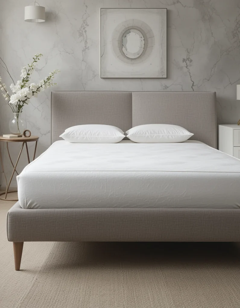 Every designer-level bed begins with a clean foundation. A mattress protector keeps your bed fresh, protects your investment, and adds a subtle layer of comfort. Choose one that’s breathable and fitted so it doesn’t bunch or shift under your sheets. This invisible layer ensures longevity and hygiene without compromising style.