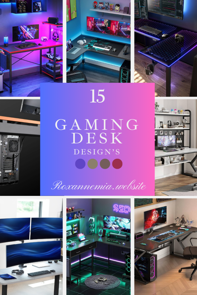 Modern Gaming Desk Design Ideas 