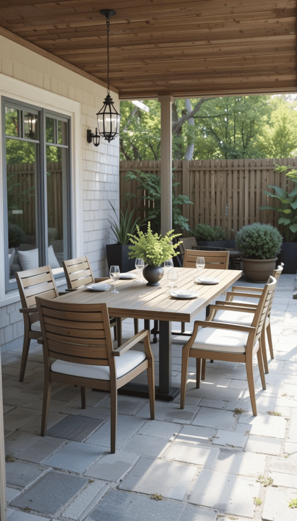 Design a Dining-Style Seating Area