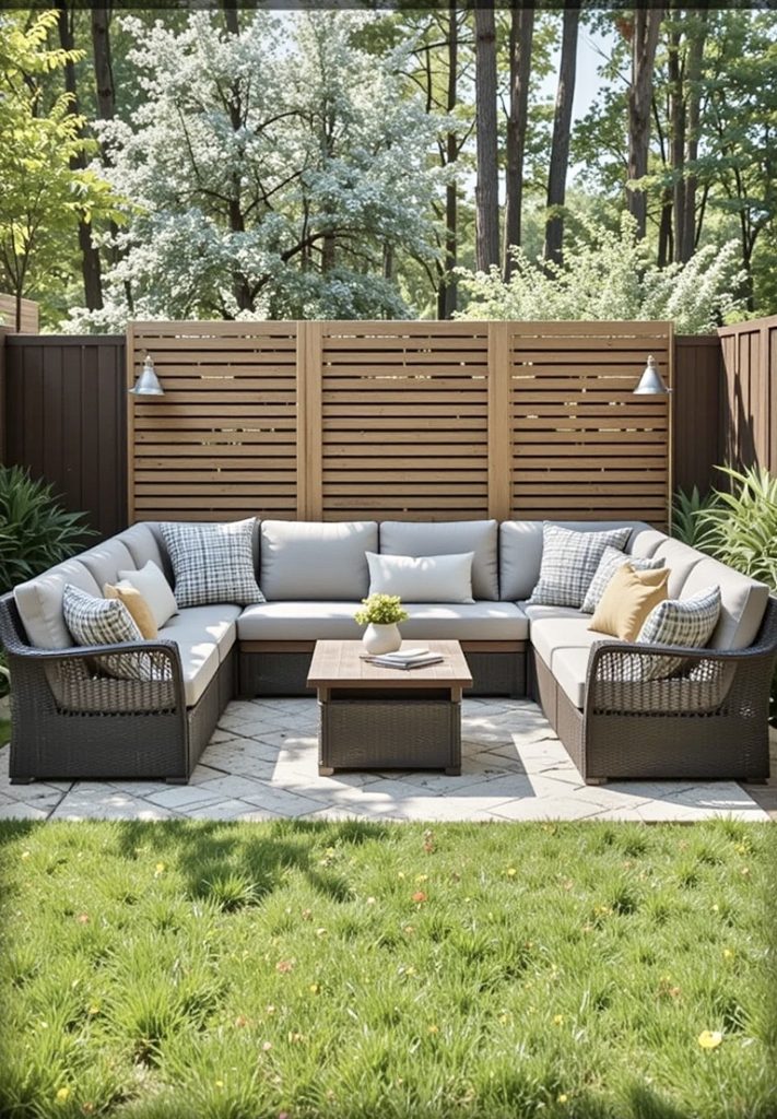 Use a Sofa as a Space Divider